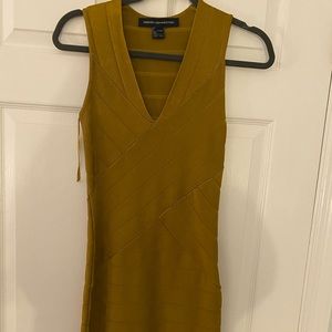 Gold French Connection Dress Size 4